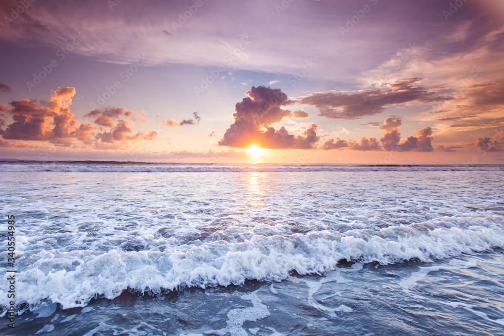 Amazing sunset from Bali beach Amazing sunset from Bali beach