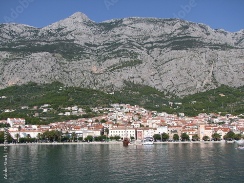 Küstengebirge hinter Makarska in Kroatien
