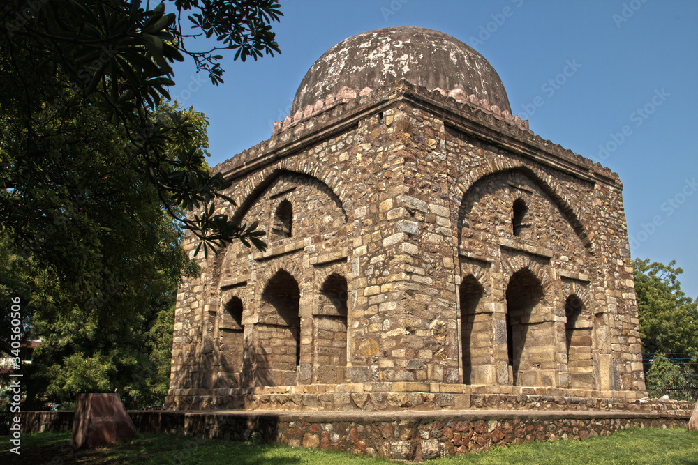 Stone Canopy in Delhi from Medieval times