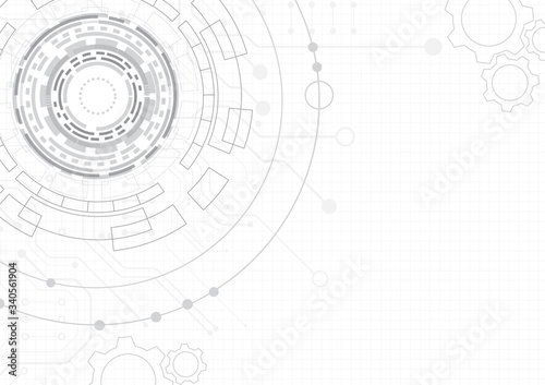 Circuit technology background with hi-tech digital