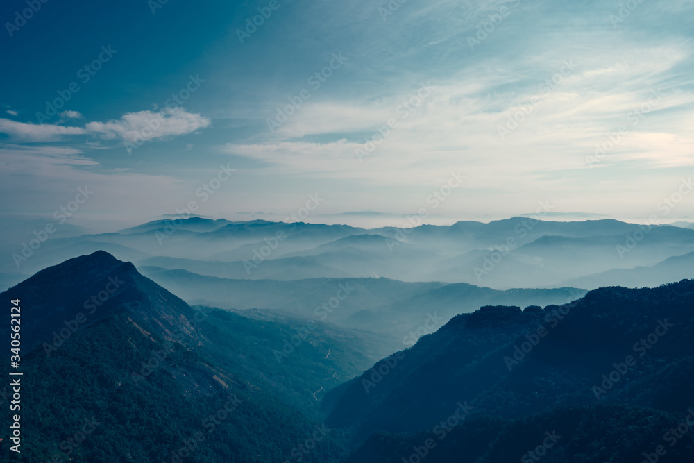Obraz premium mountains in the morning