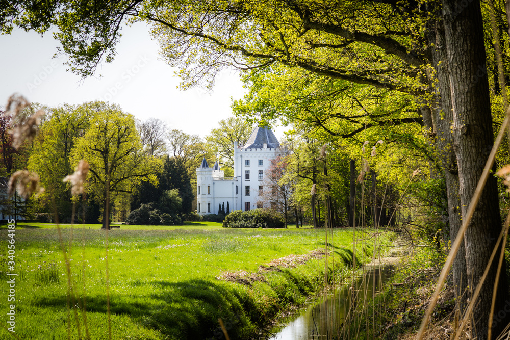 Castle Sandeburg in Langbroek, Gelderland in the Nteherlands
