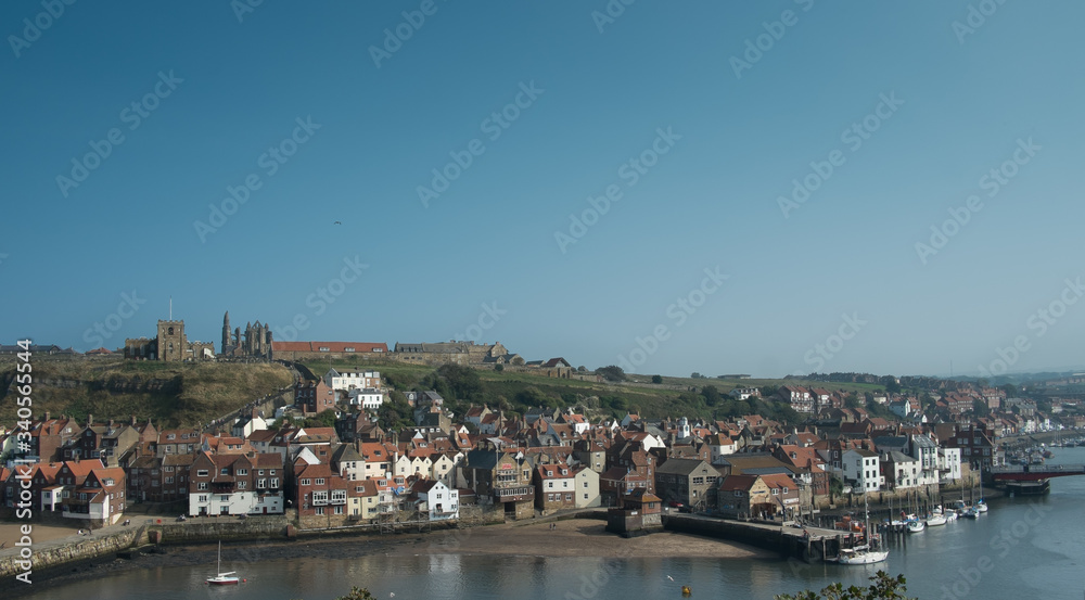 Whitby harbour UK