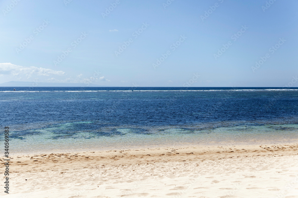 view from the beach in Nusa Dua, Indonesia, Bali. view from the beach in Nusa Dua, Indonesia, Bali.