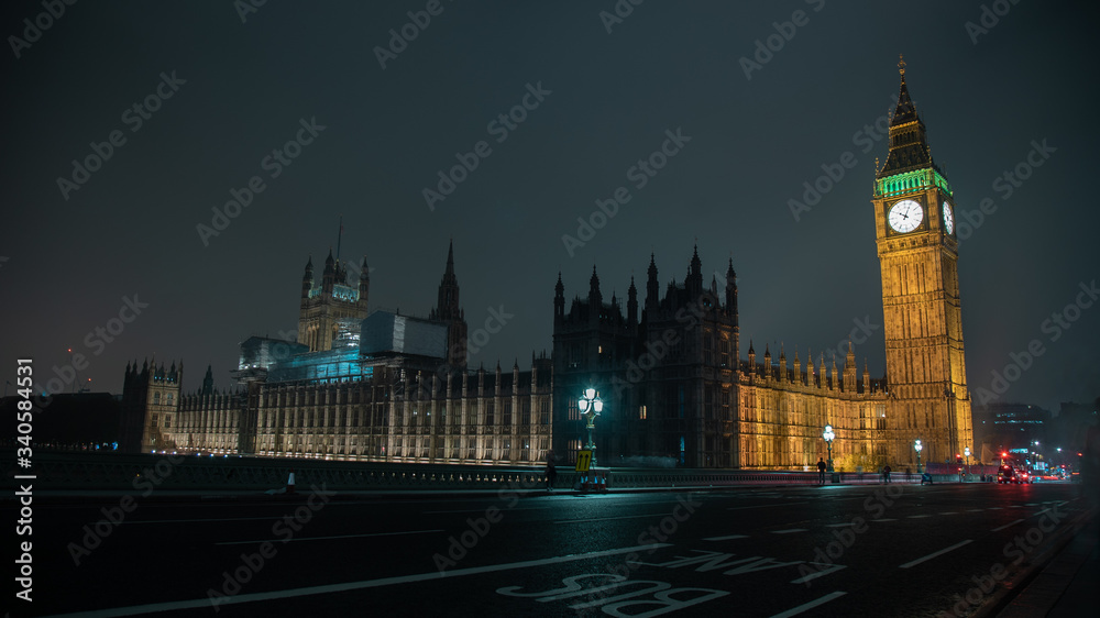 photograph of big ben in london england at night