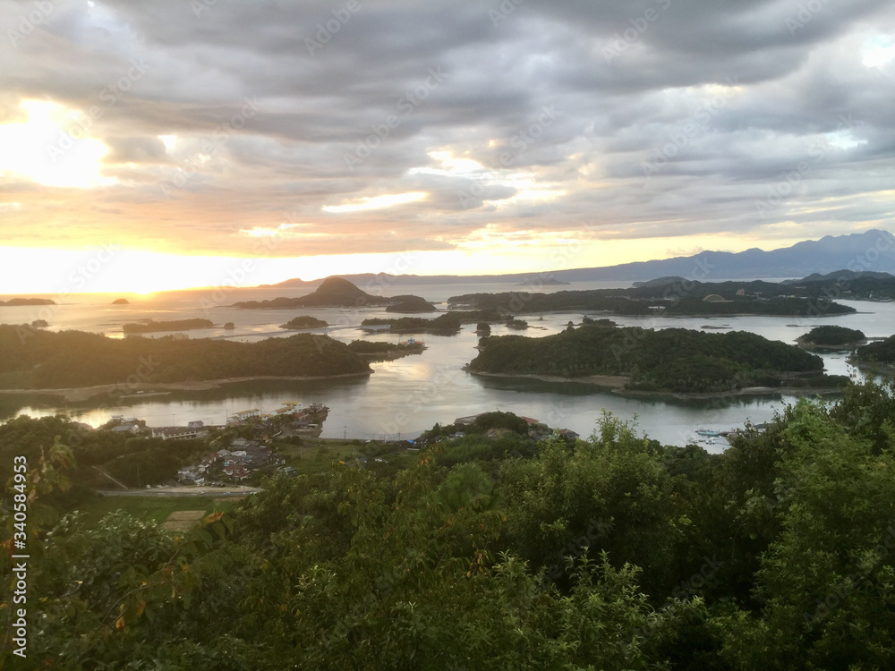 Views of the archipelago from the Takabutoyama Observatory