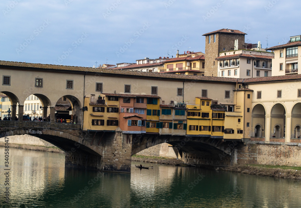 Puente Vecchio por las tarde de semana