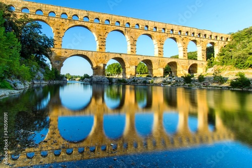 Le pont Pont du Gard, une beauté unique.