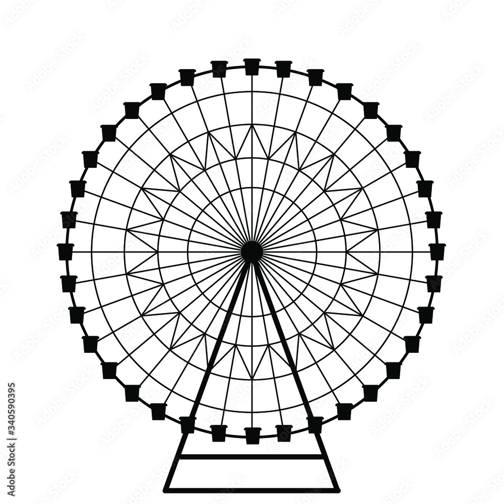 ferris wheel silhouette
