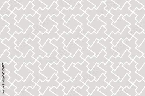 Geometric seamless pattern. Vector background with abstract line texture. Neutral monochrome wallpaper  grey white simple light linear ornament for wrapping paper  textile. Decorative design element