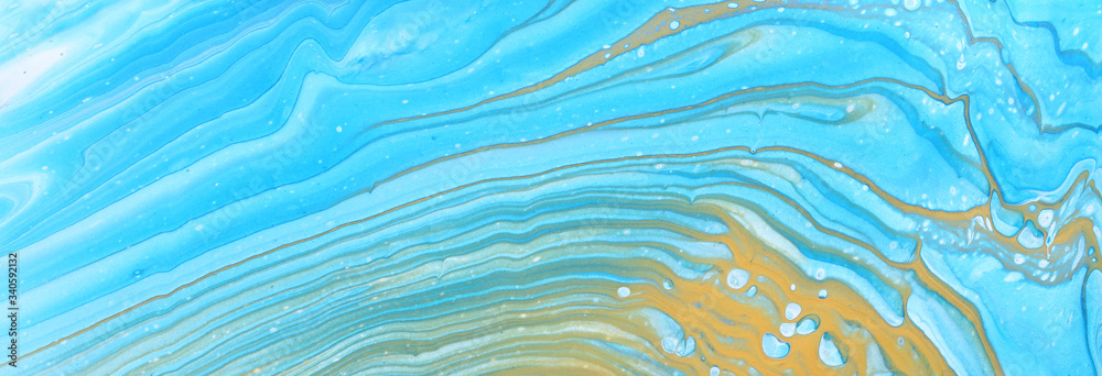 art photography of abstract marbleized effect background. Blue, white and gold creative colors. Beautiful paint art photography of abstract marbleized effect background. Blue, white and gold creative colors. Beautiful paint