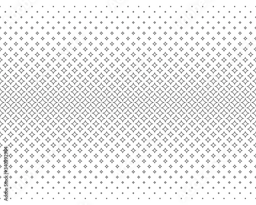 Abstract endless circle texture background - Vector