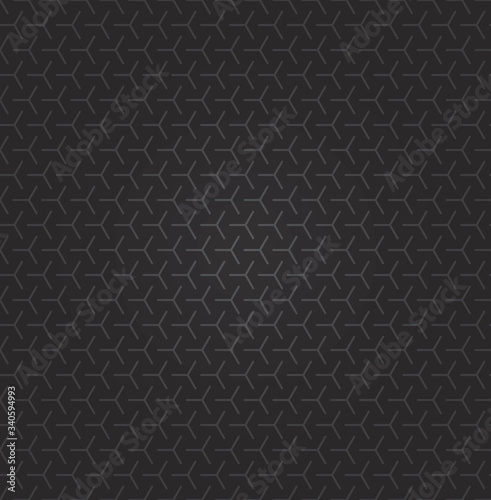 Vector seamless Indian exotic texture line