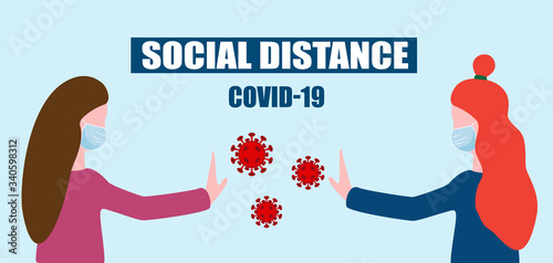 Social distance covid-19 prevent