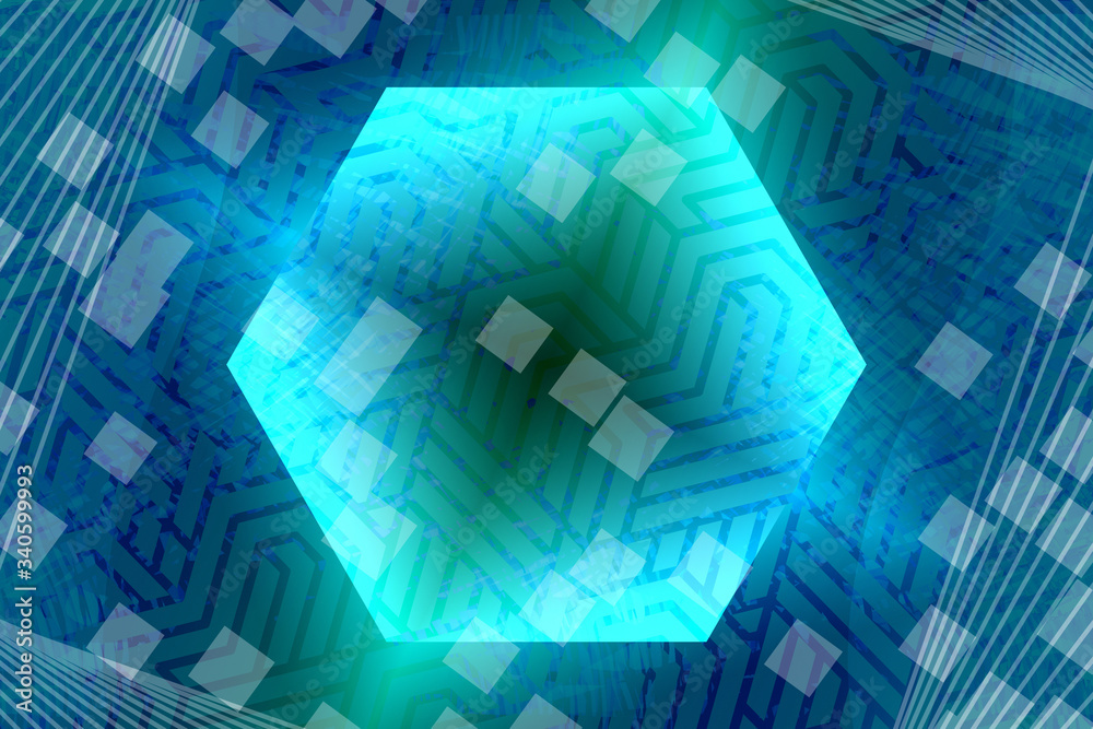 Obraz premium abstract, blue, design, illustration, technology, light, wallpaper, pattern, digital, texture, graphic, backdrop, business, art, data, color, line, curve, internet, green, web, wave, futuristic