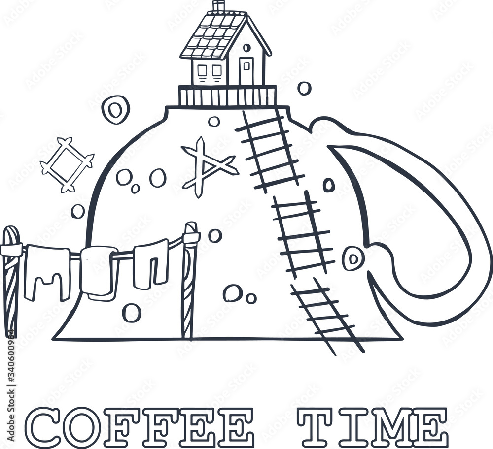 Coffee House  Vector Graphic Design