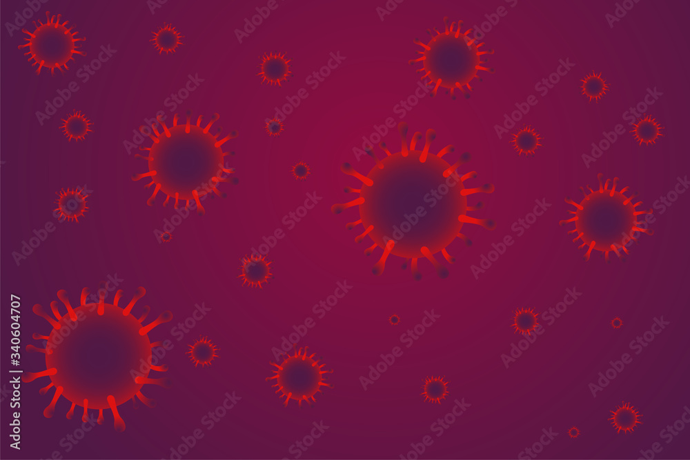 corona covid-19 background ilustration
