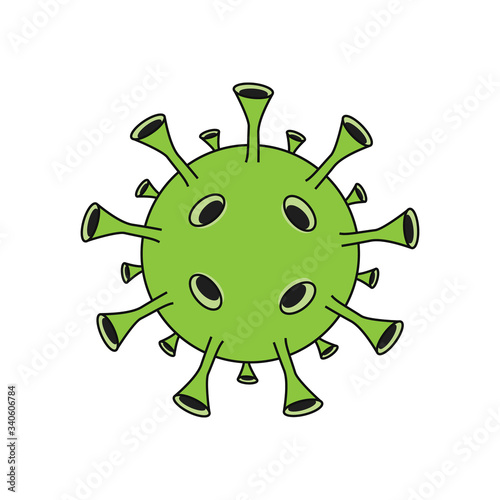 Coronavirus vector illustration