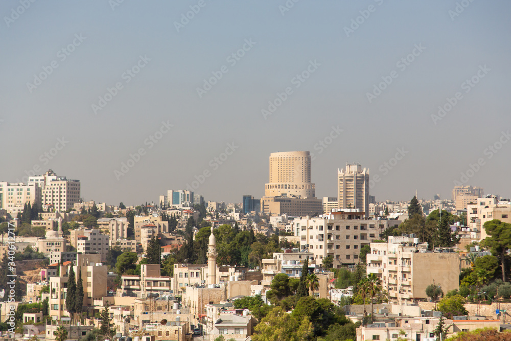 Panorama view of Amman, the capital of Jordan