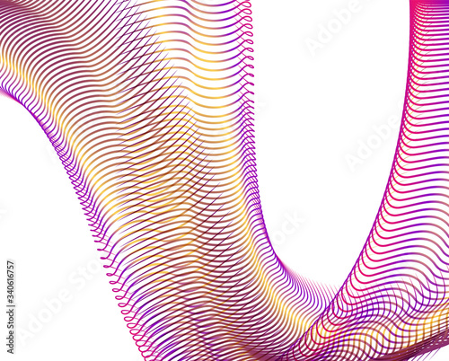 Abstract background blend wave line design for Wallpaper, Banner, Background, Card, Book Illustration, landing page