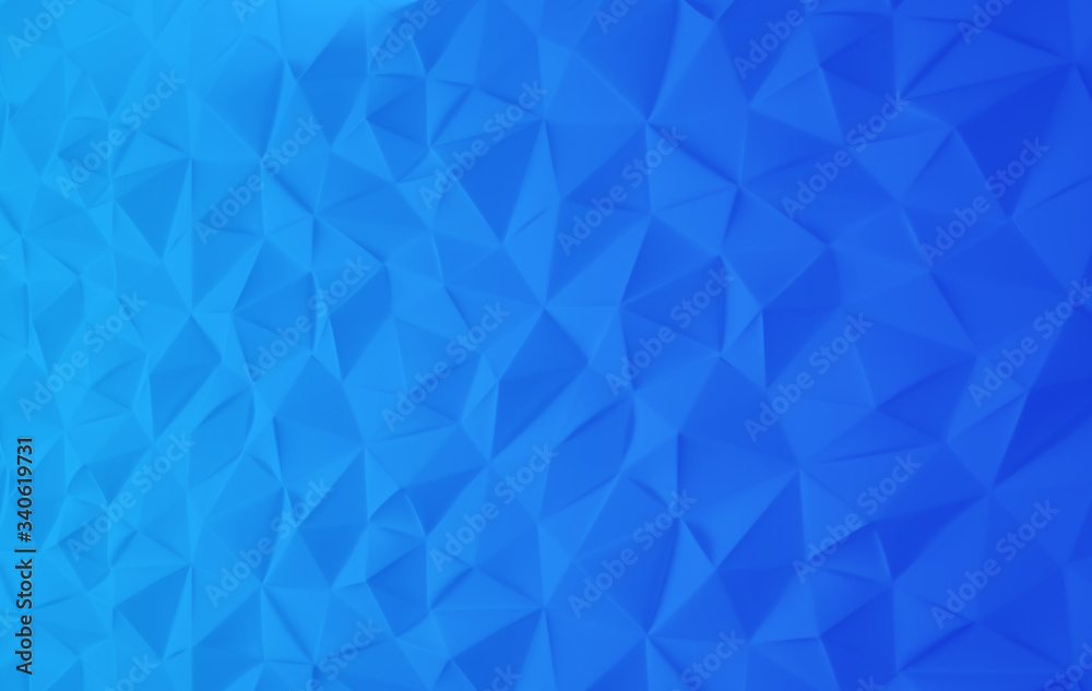 Fototapeta premium Polygonal shapes background. Low poly triangles mosaic. Crystals 3D backdrop.