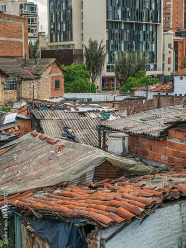 Canvas Print Shanty town, LIma
