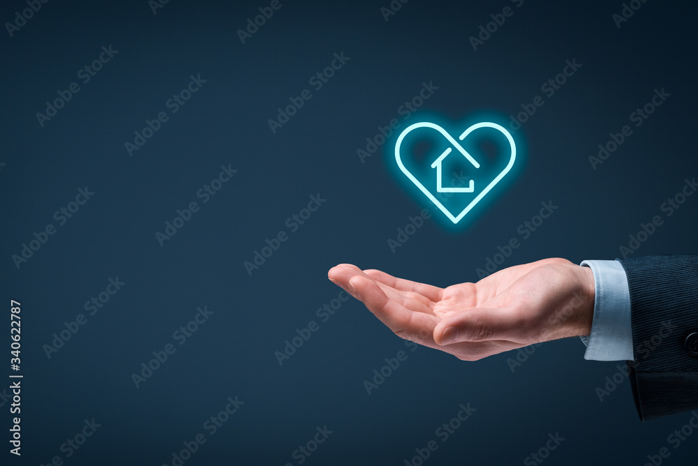 Real estate and insurance agent love his work Real estate and insurance agent love his work