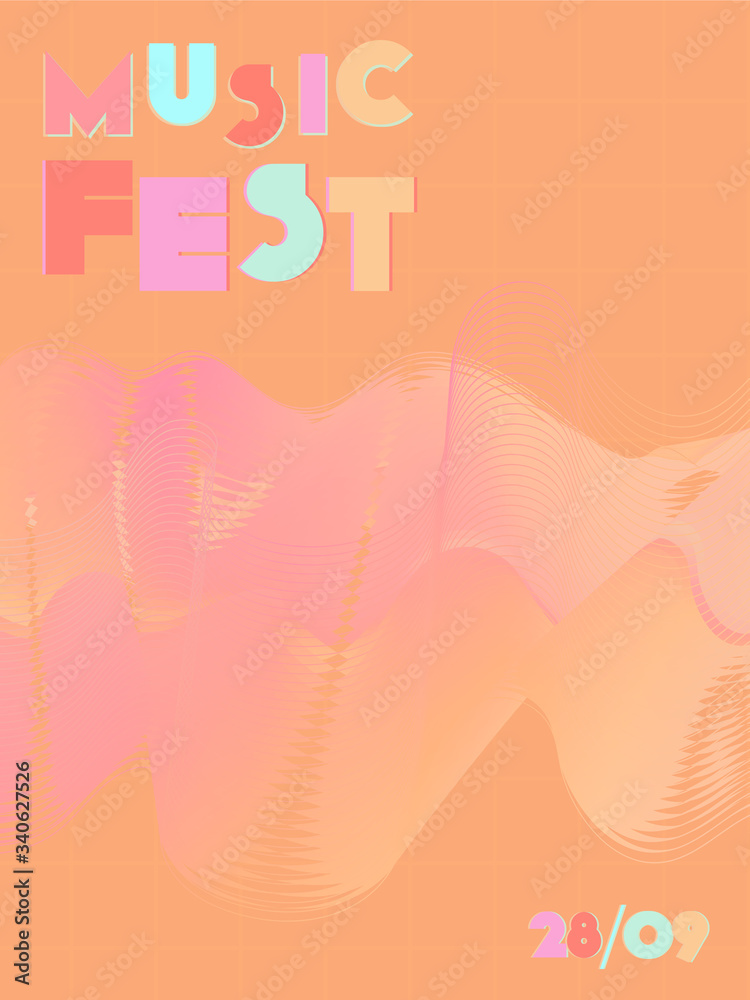Music festival cover background.