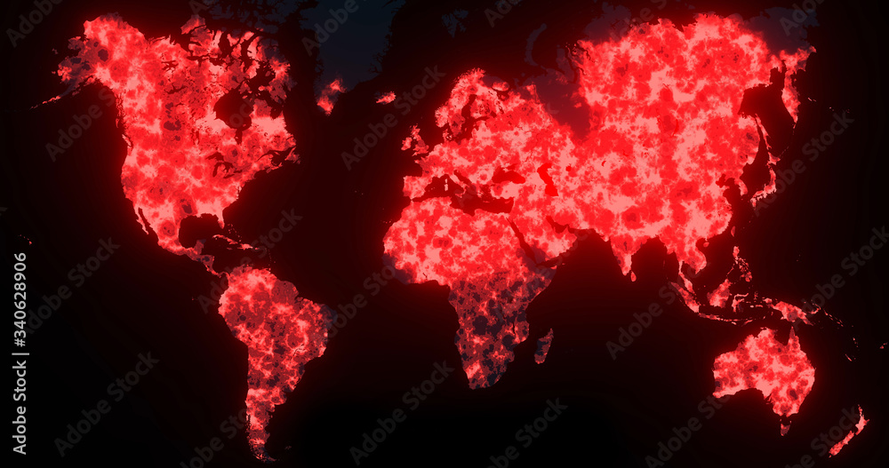 Covid-19 Pandemic spread to everywhere on earth Covid-19 Pandemic spread to everywhere on earth