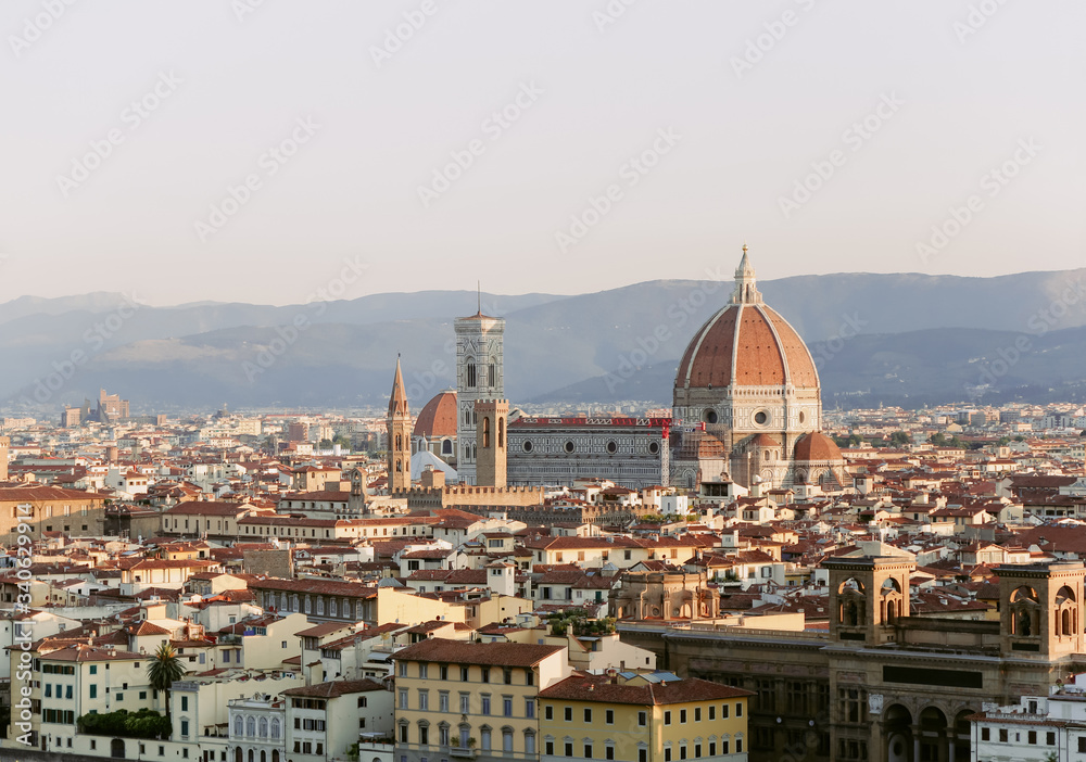 Florence Duomo view at sunrise