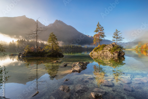 Fototapeta Naklejka Na Ścianę i Meble -  misty morning on the sea