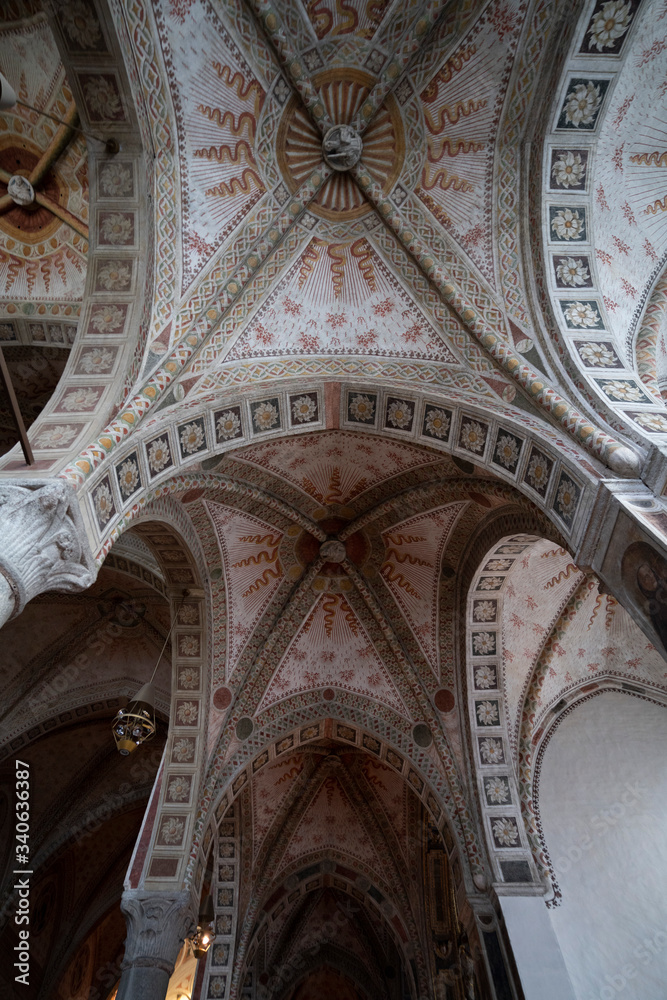 Church of Santa Maria delle Grazie in Milan, Italy. Interior