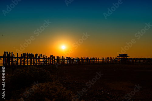 Puente U Bein. Mandalay photo