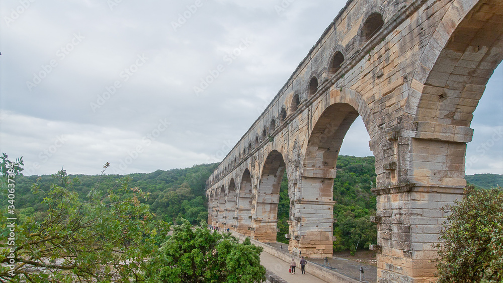 Pont du Gard, Aqueduc