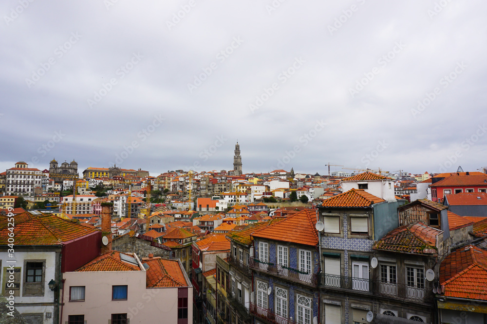view of the old town of Porto