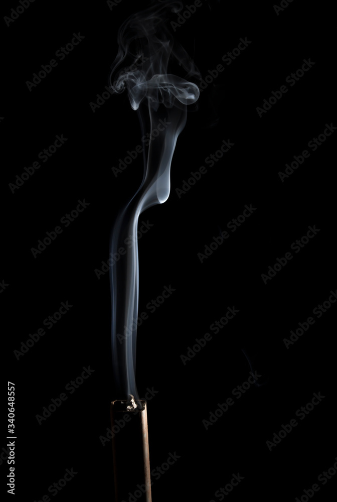 movement of smoke on black background, smoke background, abstract smoke on black background