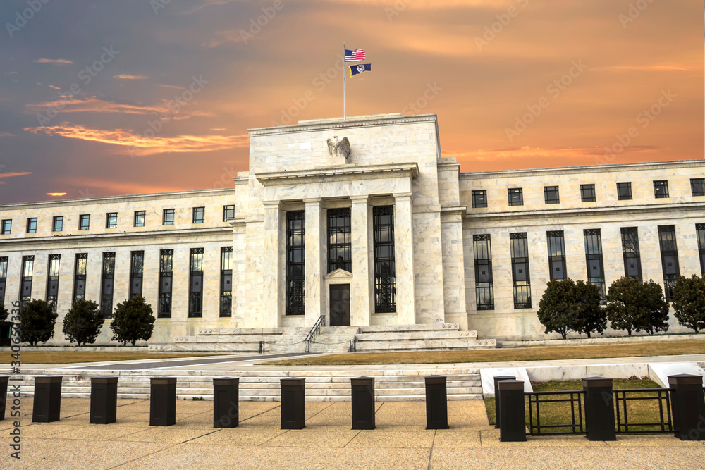 Obraz premium Federal Reserve Building in Washington DC, United States, FED