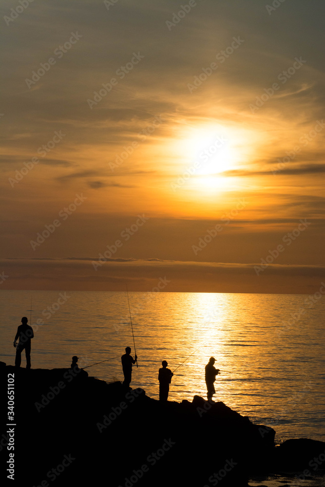 夕暮れの海 夕暮れの海
