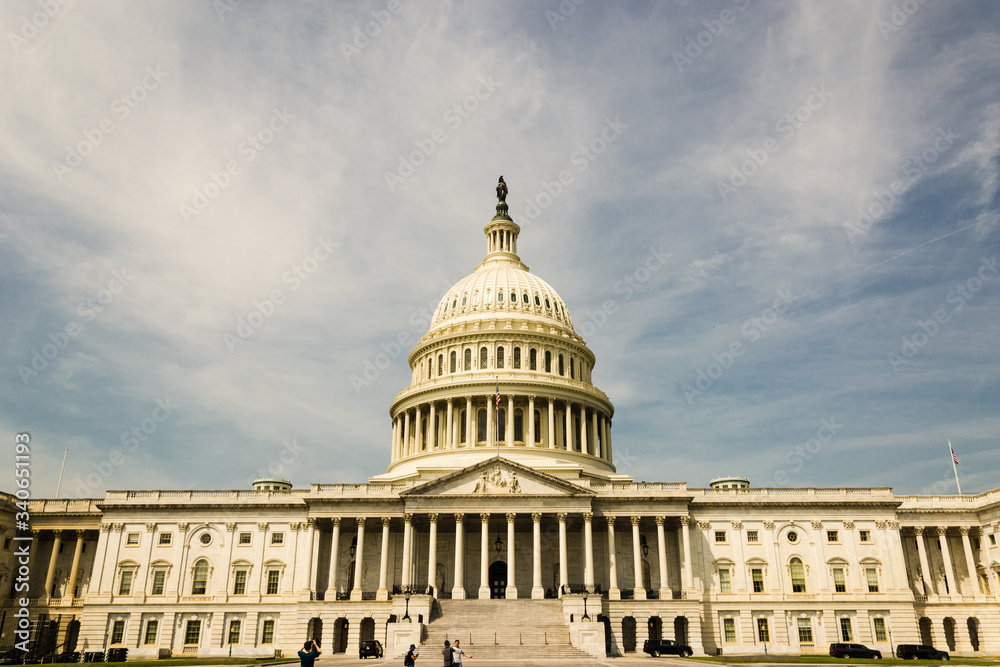 Naklejka premium United States Capitol Building in Washington DC USA