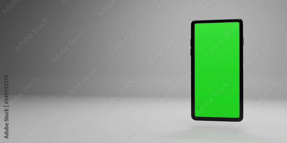 Smartphone. mobile phone isolated with blank full screen. Smartphone. mobile phone isolated with blank full screen.