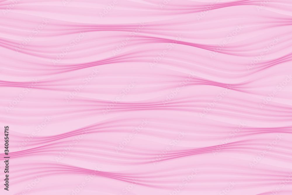 Digital silk cloth of wavy abstract backgrounds. Colorful 3D waves.