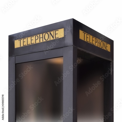 Fototapeta Naklejka Na Ścianę i Meble -  phone box isolated