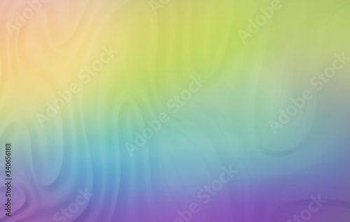 Digital silk cloth of wavy abstract backgrounds. Colorful 3D waves.