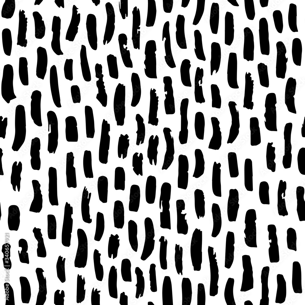 Hand drawn brush strokes seamless pattern Hand drawn brush strokes seamless pattern