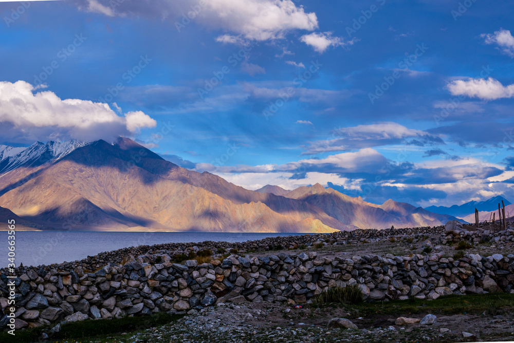Fototapeta premium mountain landscape with blue sky