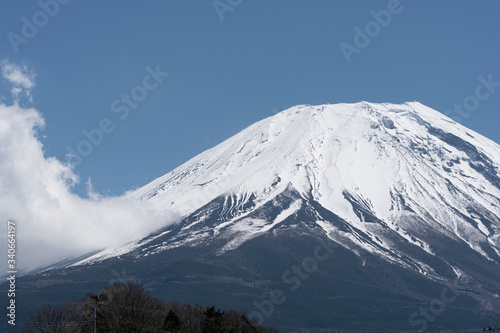 本栖から見た富士山