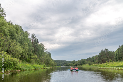 Serga river in Deer streams national park. Sverdlovsk region  Ural  Russia.