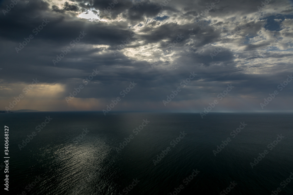 Thunderstorm over the sea Thunderstorm over the sea