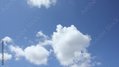 April sky changing clouds timelapse