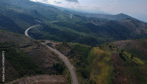 road in mountains